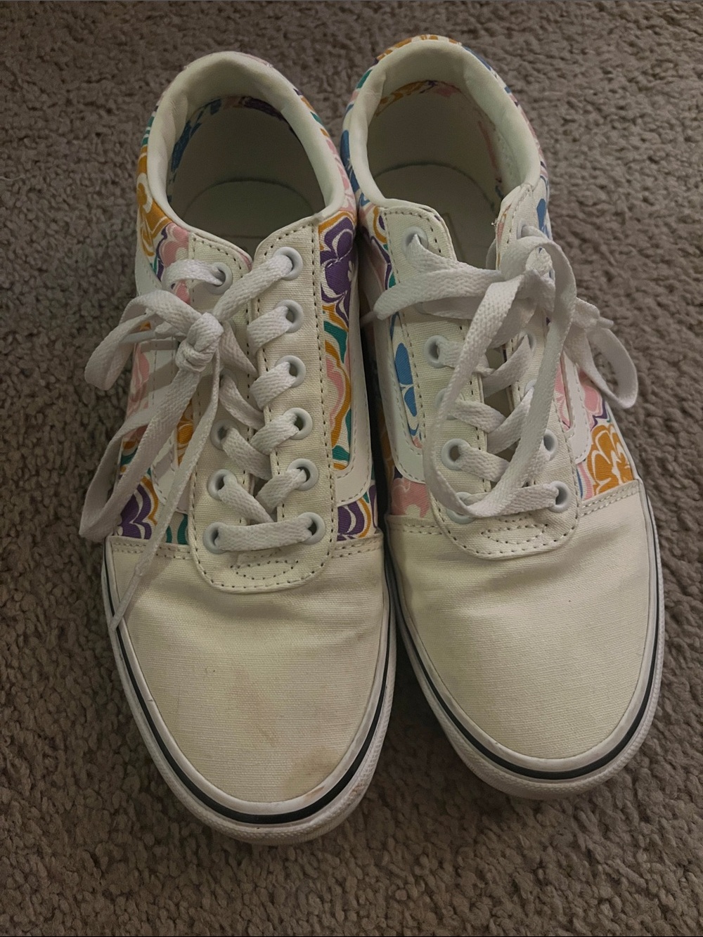 Vans with Flower decor